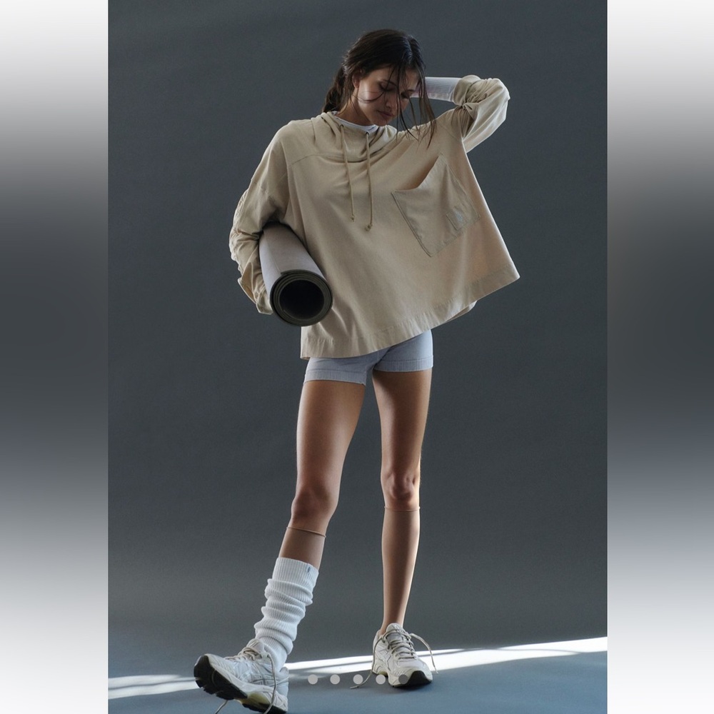 Free People Movement Hot Shot Hooded Layer Sz-Xs